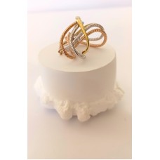 Σκουλαρίκια Κρίκοι Σαγρέ Χρυσά 14Κ (E274)